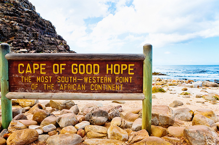 cape of good hope sign