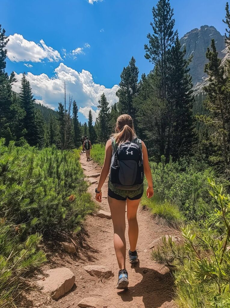 hiking adventure in nature